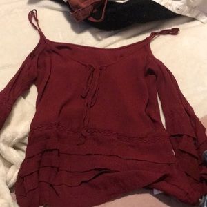 Cold shoulder top